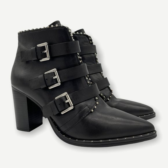 Steve Madden | Shoes | Steve Humble Studded Booties Leather |